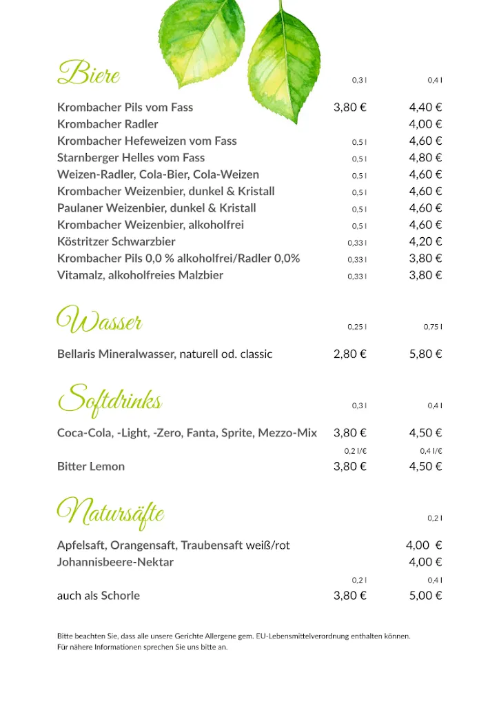 Menu_Landgasthof Zur Linde_Westhofen_immagine_1