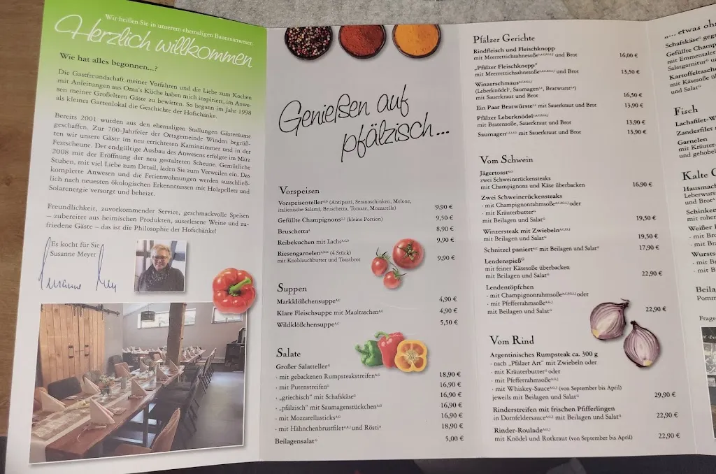 Menu_Zur Hofschänke - Weinstube und Ferienwohnungen_Winden_immagine_2