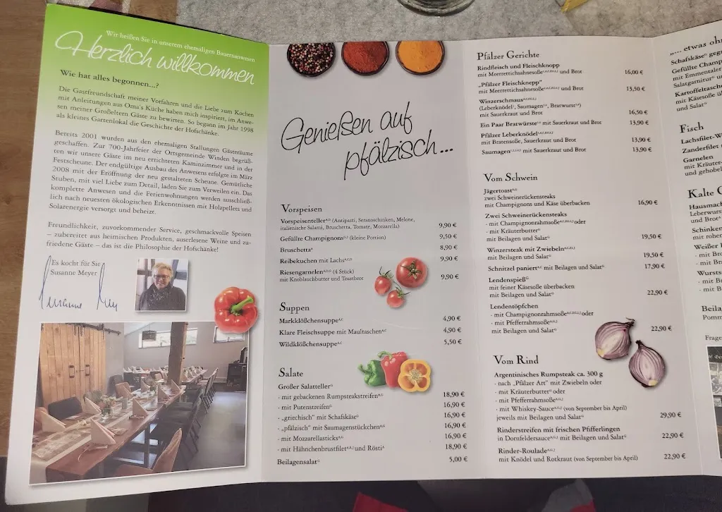 Menu_Zur Hofschänke - Weinstube und Ferienwohnungen_Winden_immagine_3