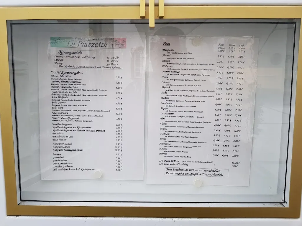 Menu_Pizzeria Gelateria La Piazzetta_Wolfstein_image_4