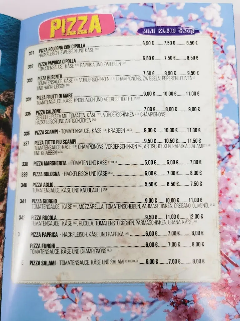 Menu_Pizzeria Primavera Wissen_Wissen_image_3