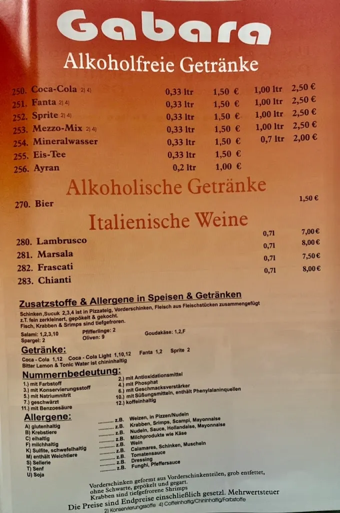 Menu_Gabara Pizzeria-Döner_Wissen_immagine_4