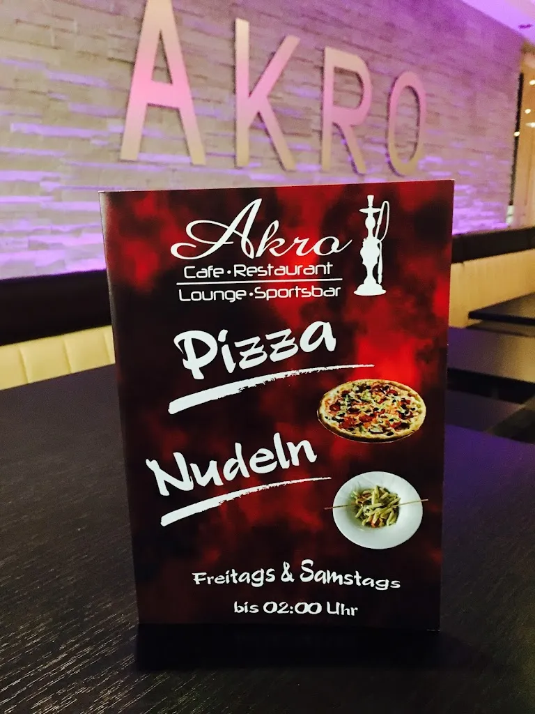 Menu_AKRO Cafe Restaurant Lounge Sportsbar_Wissen_immagine_1