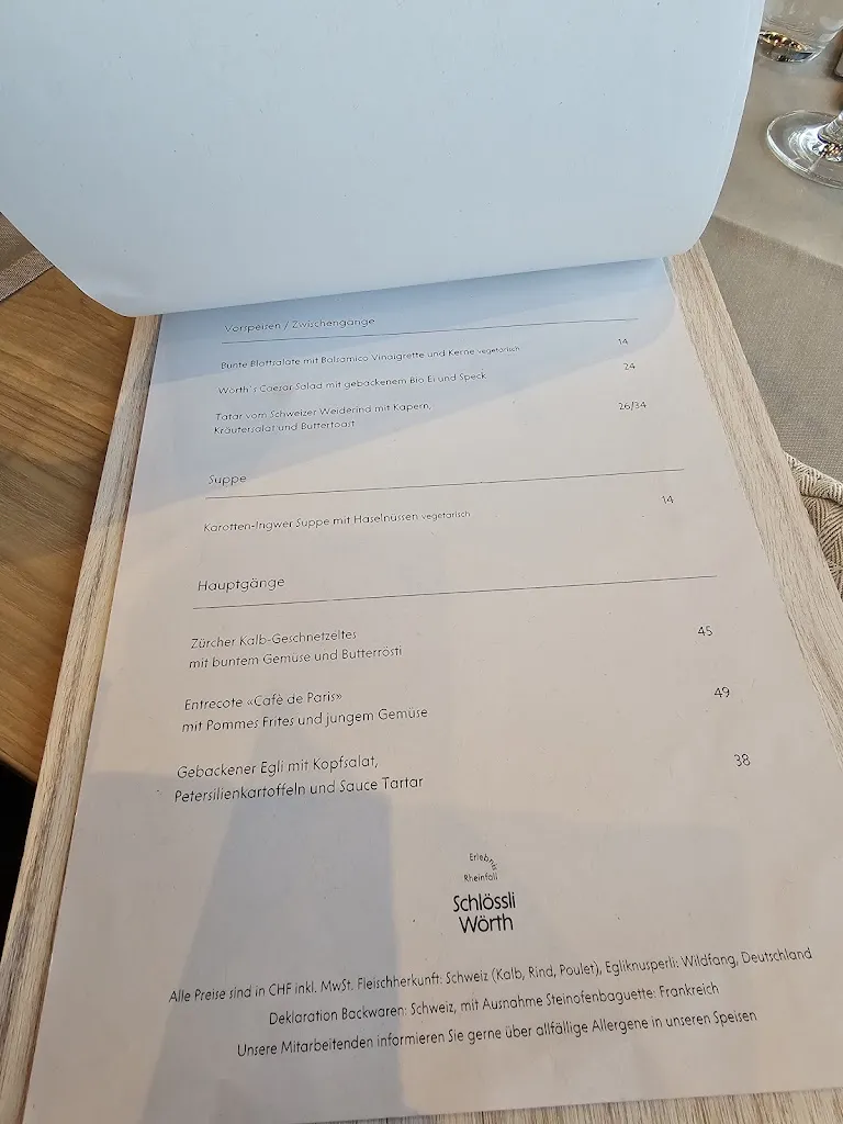 Menu_Castle Worth_Rheinfall_image_2