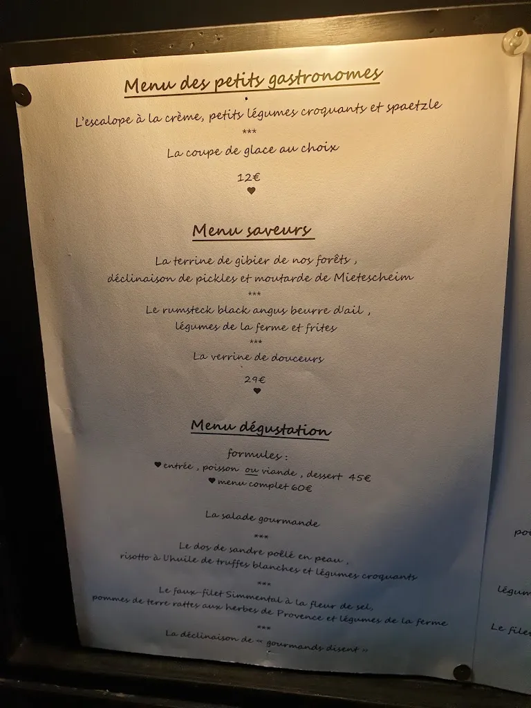 Menu_Restaurant La Chaumière_France_image_3