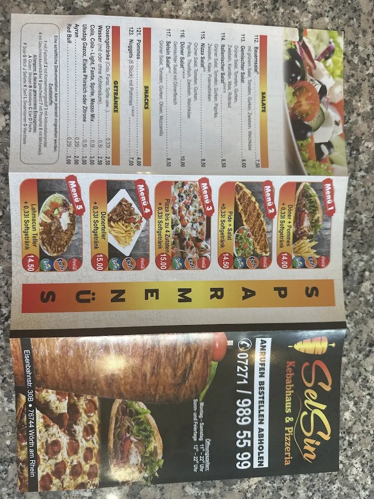 Menu_SelSin Kebabhaus & Pizzeria_Rhein_immagine_1