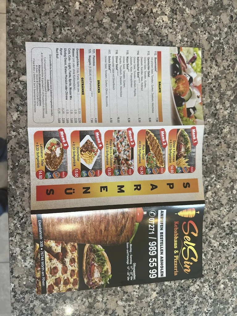 Menu_SelSin Kebabhaus & Pizzeria_Rhein_immagine_2