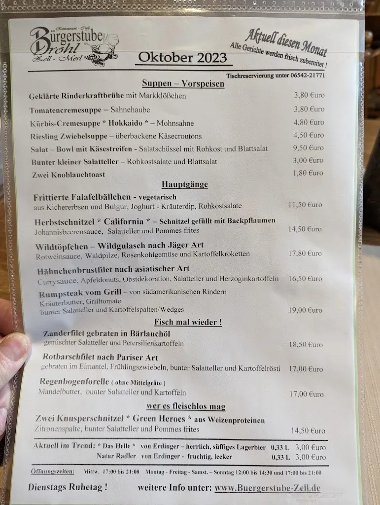 Menu_Restaurant Bürgerstube_(Mosel)_image_4