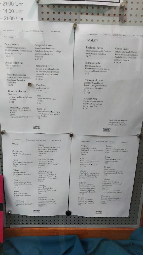 Menu_GIOVANNI's ristorante italiano_(Mosel)_image_3