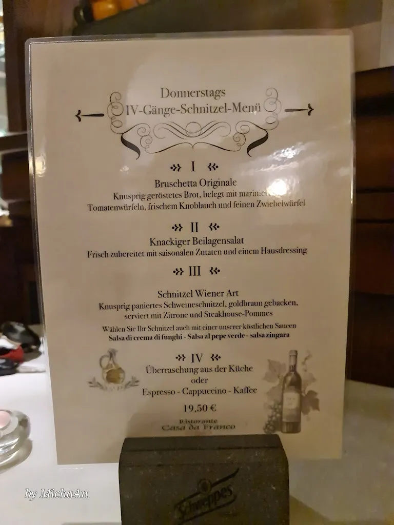 Menu_Ristorante Casa da Franco_Heusweiler_immagine_1