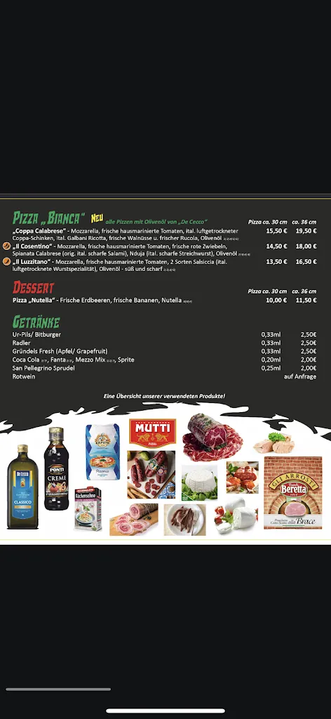 Menu_Il Calabrese da Enzo e Giuseppe Heusweiler_Heusweiler_image_2