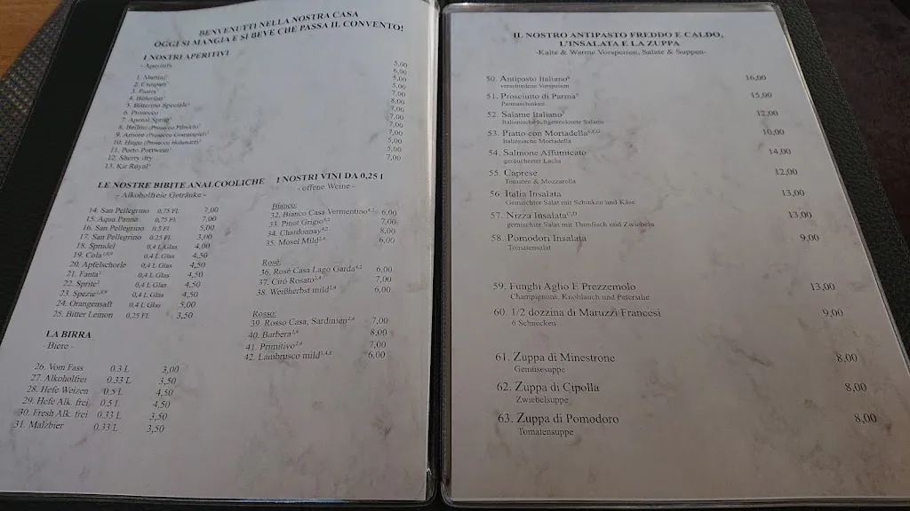 Menu_SAN FRANCESCO trattoria · pizzeria in Holz_Heusweiler_image_1