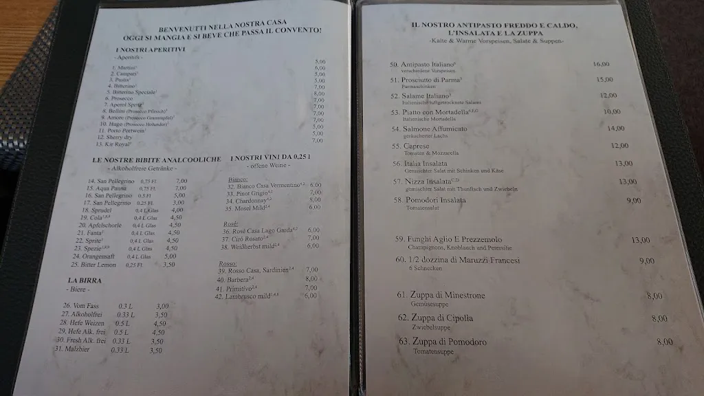 Menu_SAN FRANCESCO trattoria · pizzeria in Holz_Heusweiler_image_2