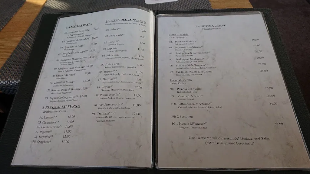 Menu_SAN FRANCESCO trattoria · pizzeria in Holz_Heusweiler_image_3