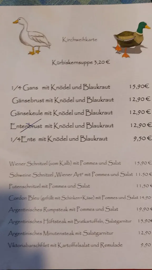 Menu_Gaststätte Schienhammer_Planegg_immagine_2