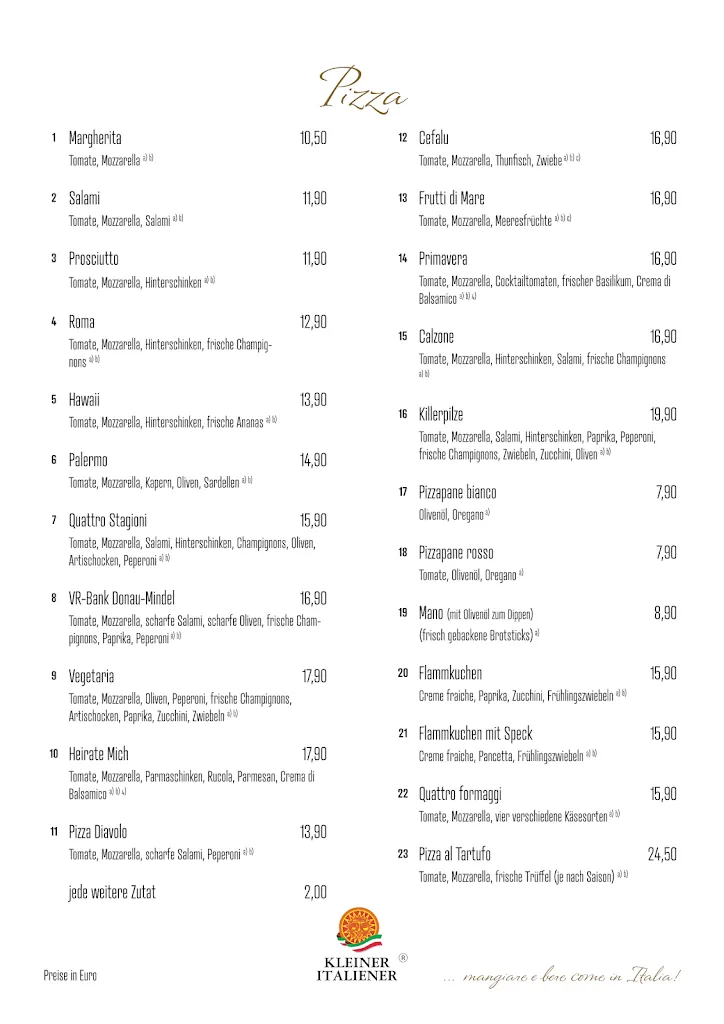 Menu_Kleiner Italiener_Donau_image_3