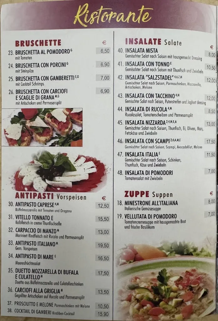 Menu_Restaurant Pizzeria Salzstadel_Lauingen_immagine_2