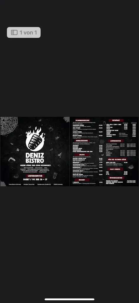 Menu_Deniz Bistro Schmelz_Schmelz_image_1
