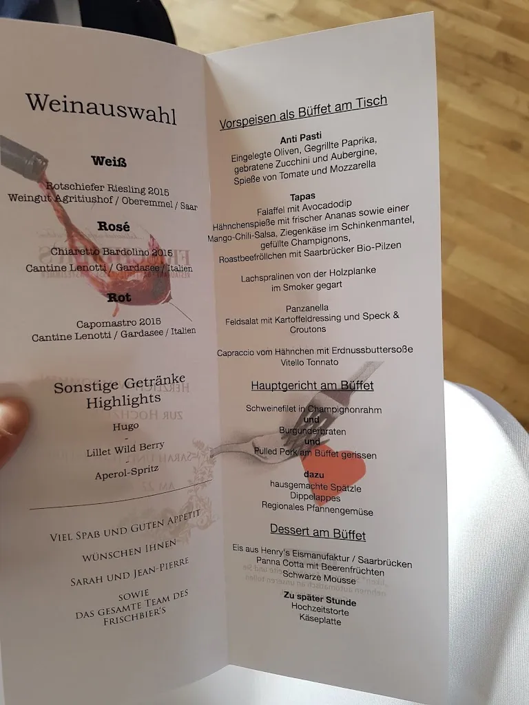 Menu_Frischbier's Eventlocation & Erlebnisgastronomie_Schmelz_immagine_2