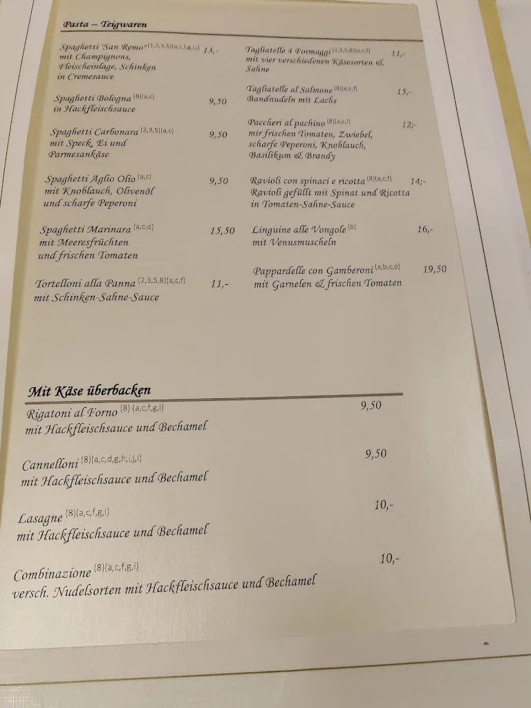 Menu_Ristorante - Pizzeria San Remo_Schmelz_image_1