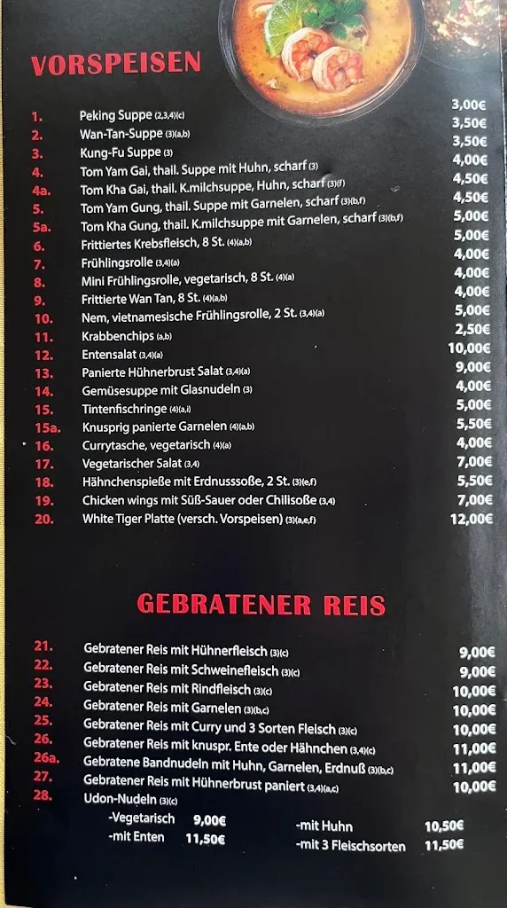 Menu_White Tiger_Wadgassen_immagine_4