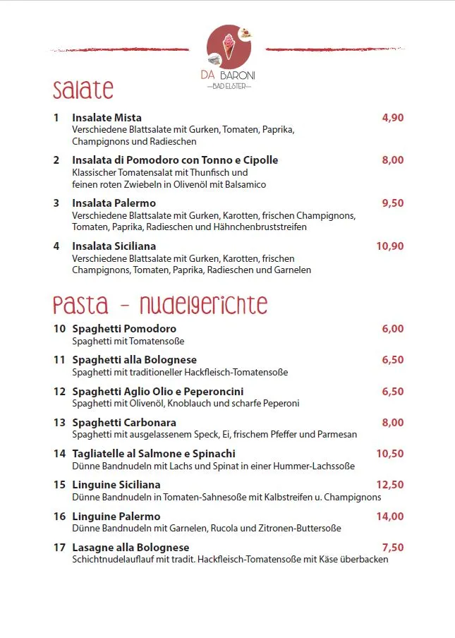 Menu_Cafe - Bar - Pizzeria Da Baroni_Elster_image_2