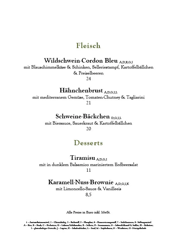 Menu_HEIDE SPA: Mühlenstube & Biergarten_Düben_image_3
