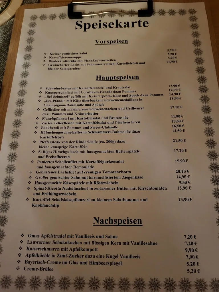Menu_Landgasthof zum Bei_Greiling_immagine_1