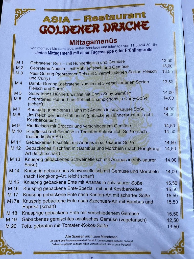 Asia Restaurant Goldener Drache Oelsnitz_Oelsnitz/Vogtl._menu_image_1