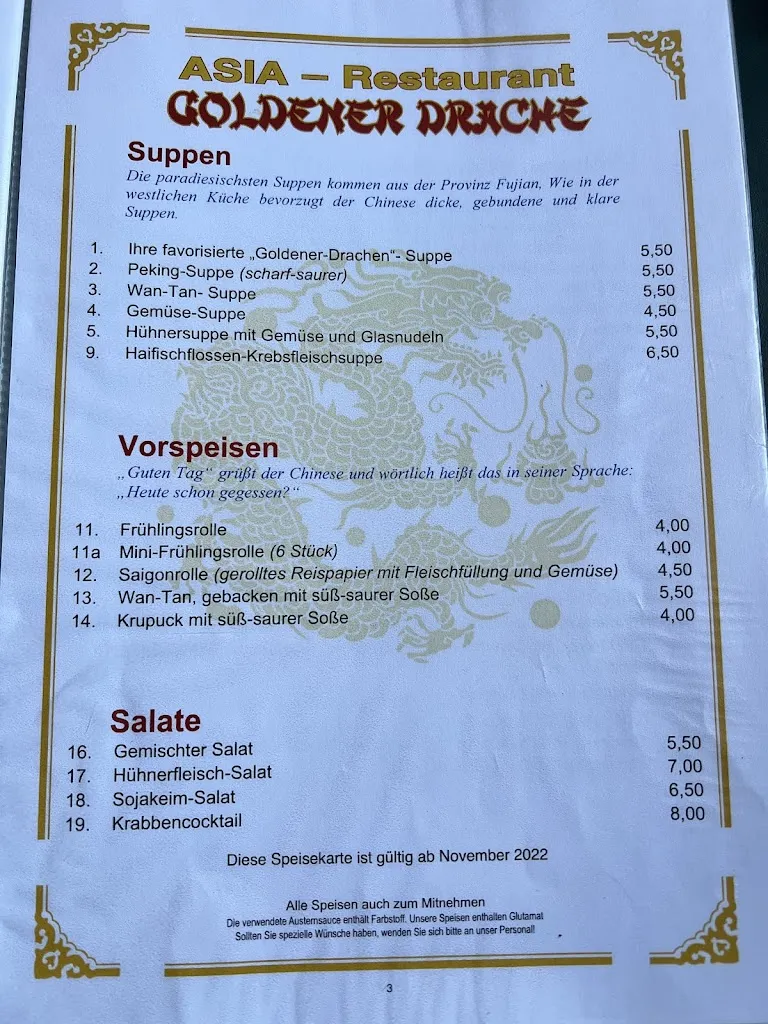 Menu_Asia Restaurant Goldener Drache Oelsnitz_Oelsnitz/Vogtl._immagine_3
