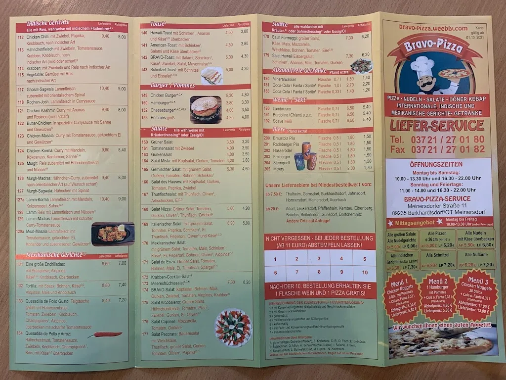 Menu_Bravo Pizza_Burkhardtsdorf_immagine_1