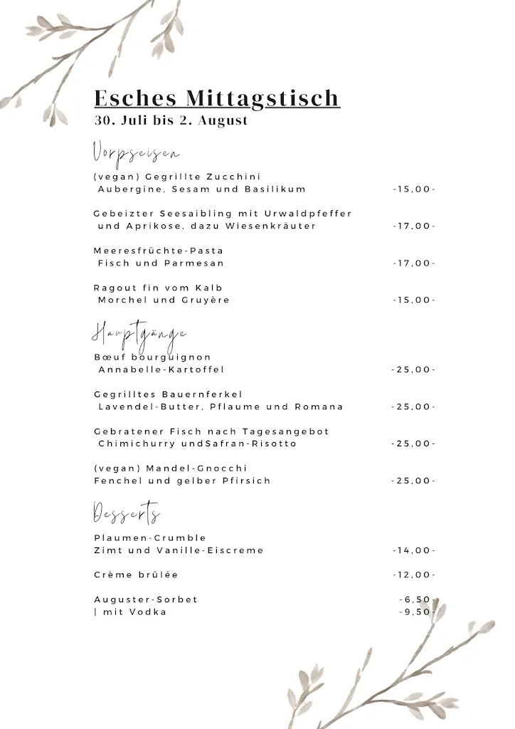 Menu_Restaurant Villa Esche_Chemnitz_image_1