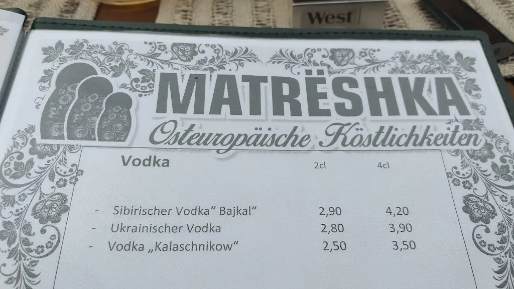 Menu_Matreshka restaurant_Döbeln_image_1