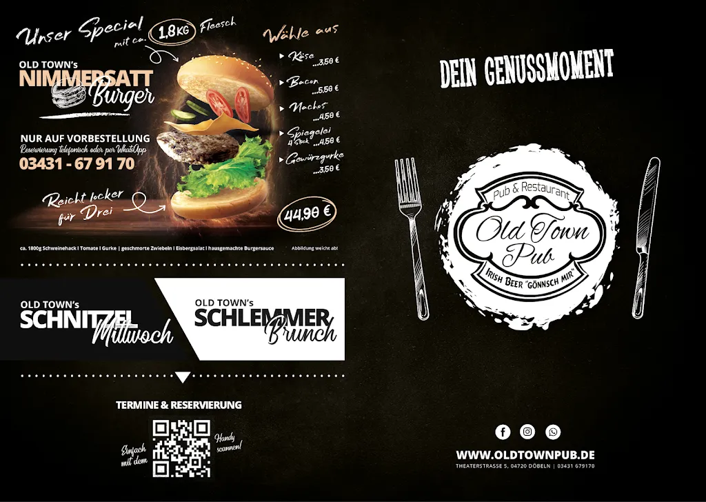 Menu_Old Town Pub_Döbeln_image_2