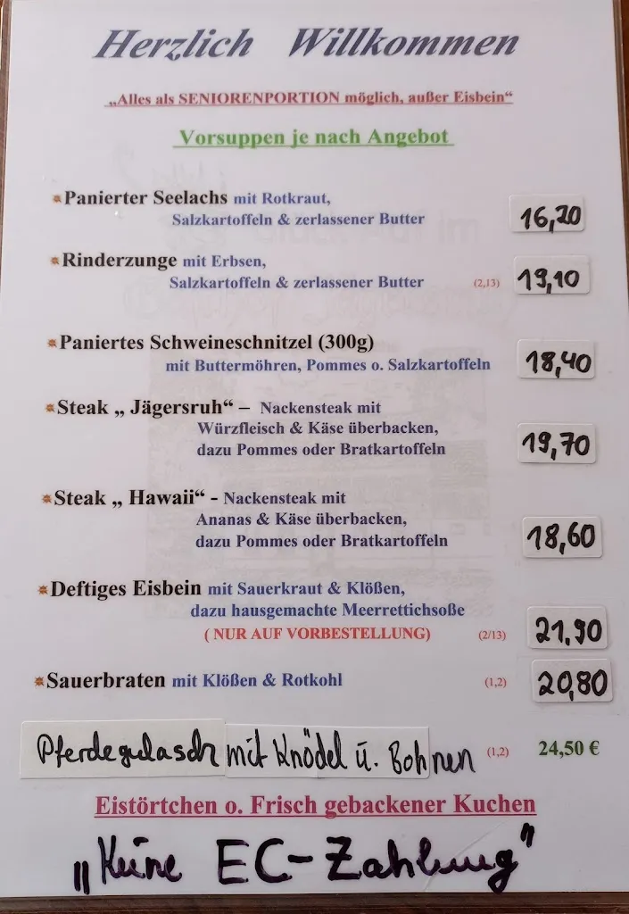 Menu_Waldgasthof Jägersruh_Elterlein_immagine_1
