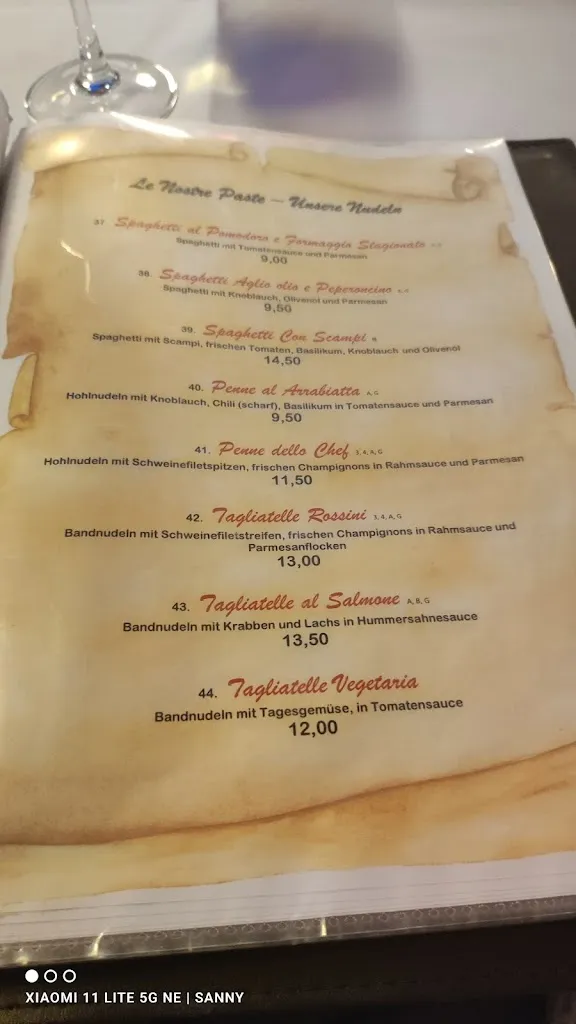 Menu_Osteria Vecchie Mura -Italienische Spezialitäten_Großenhain_image_1