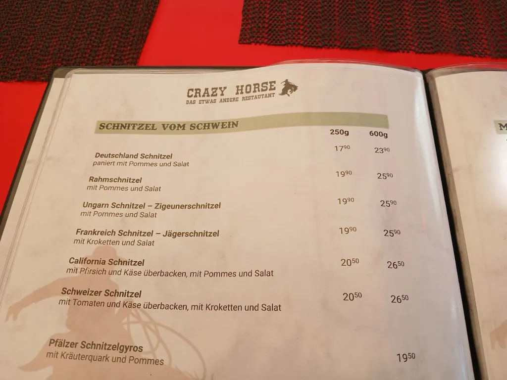 Menu_Crazy Horse_Frankenthal_image_1