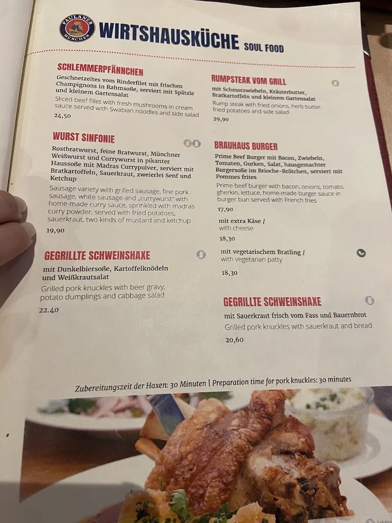 Menu_Restaurant Paulaner am Dom_Main_immagine_1