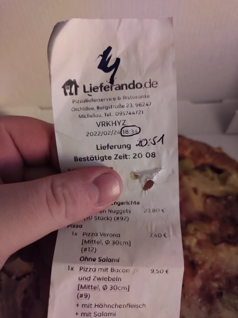 Lektar1001_Orchidee Pizzaservice / Restaurant_Oberfranken_review