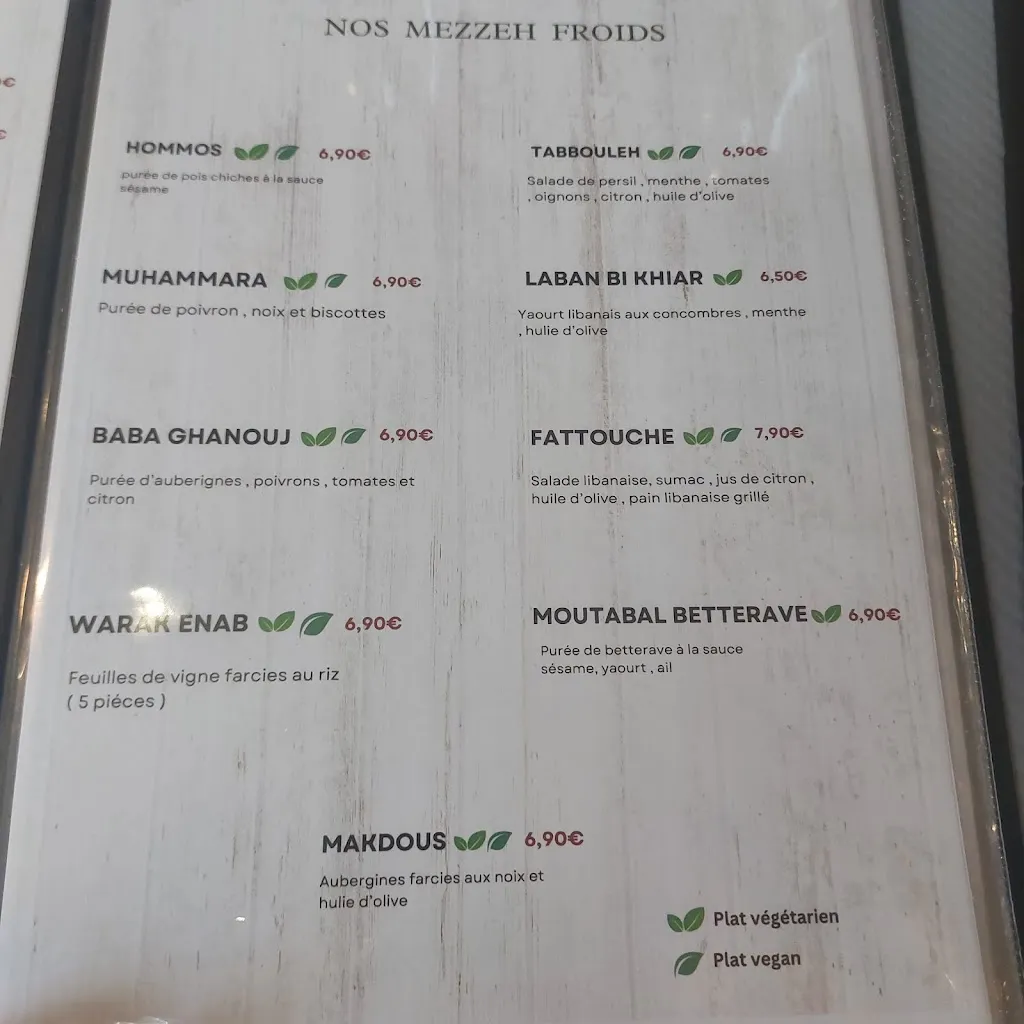 Menu_Le Cèdre du Liban_France_image_1