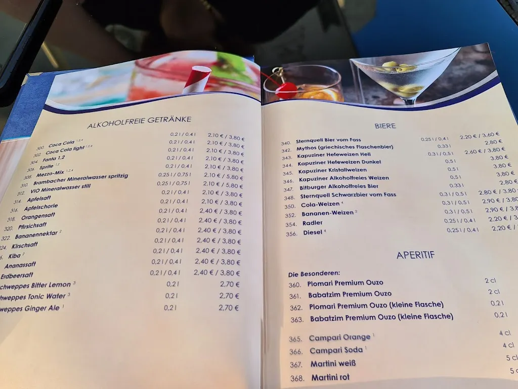 Menu_Restaurant El Greco_Vogtland_immagine_1