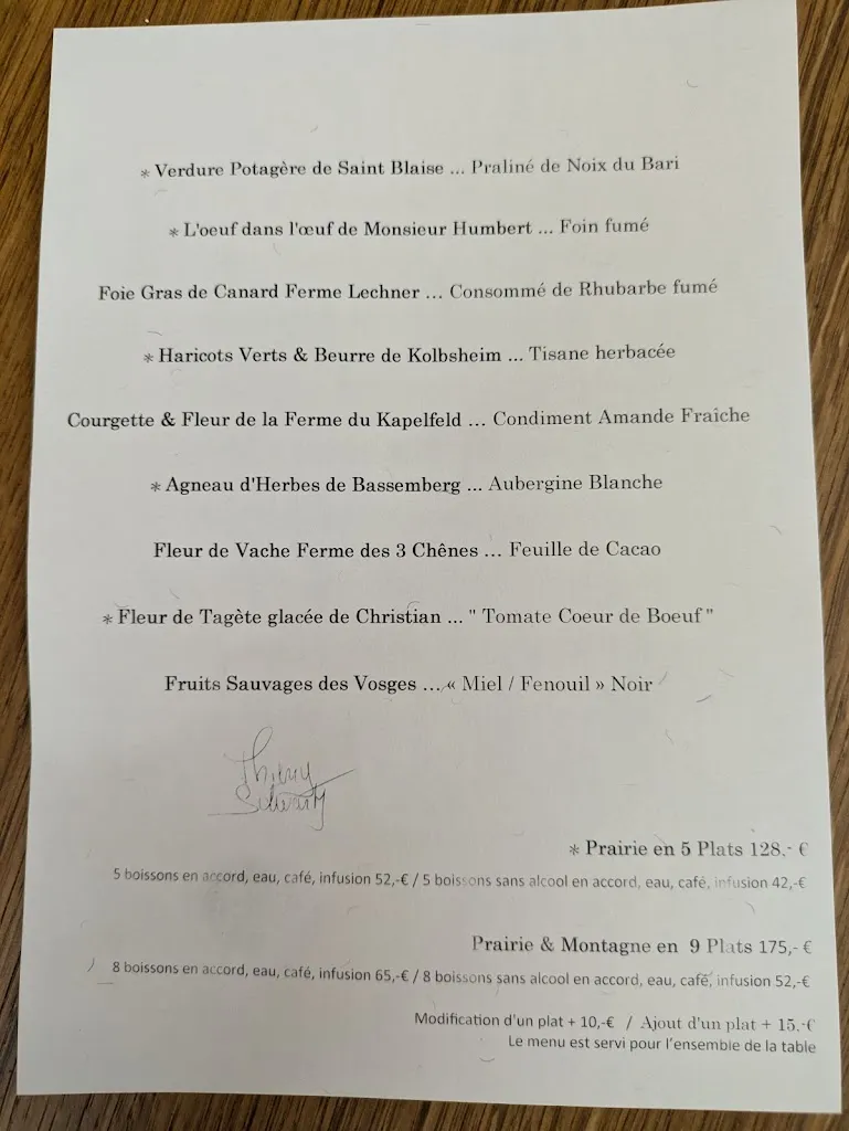 Menu_Thierry Schwartz - Le Restaurant_France_immagine_2