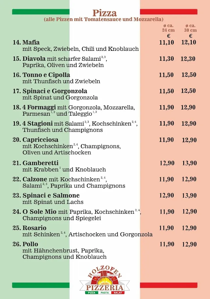 Menu_Pizzeria Rosario - mit Holzofen 