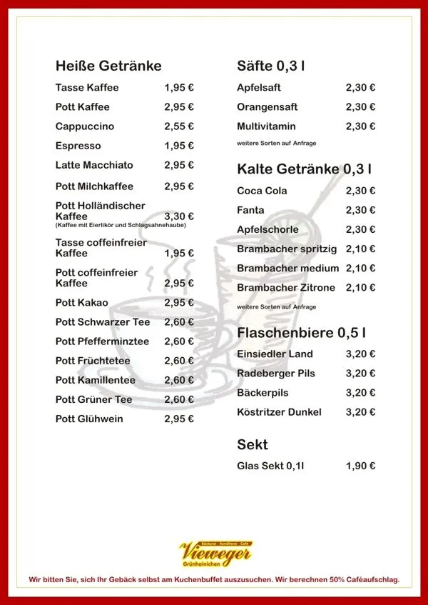 Menu_Bäckerei & Konditorei Vieweger Grünhainichen_Grünhainichen_image_1