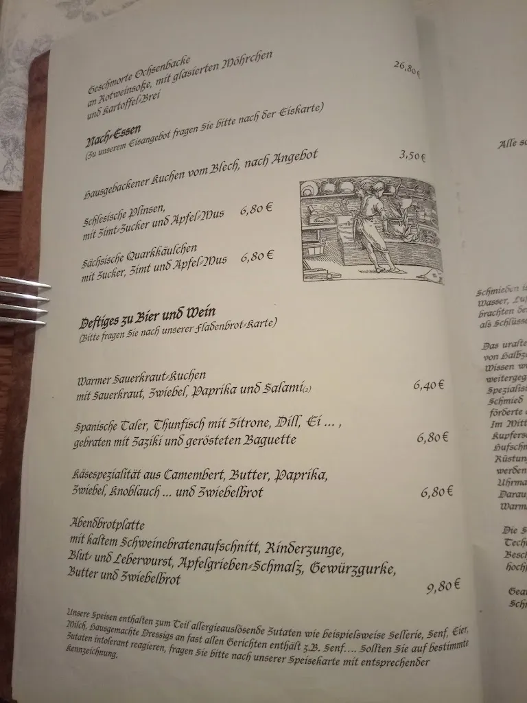 Menu_Restaurant Dreibeiniger Hund_Görlitz_immagine_2