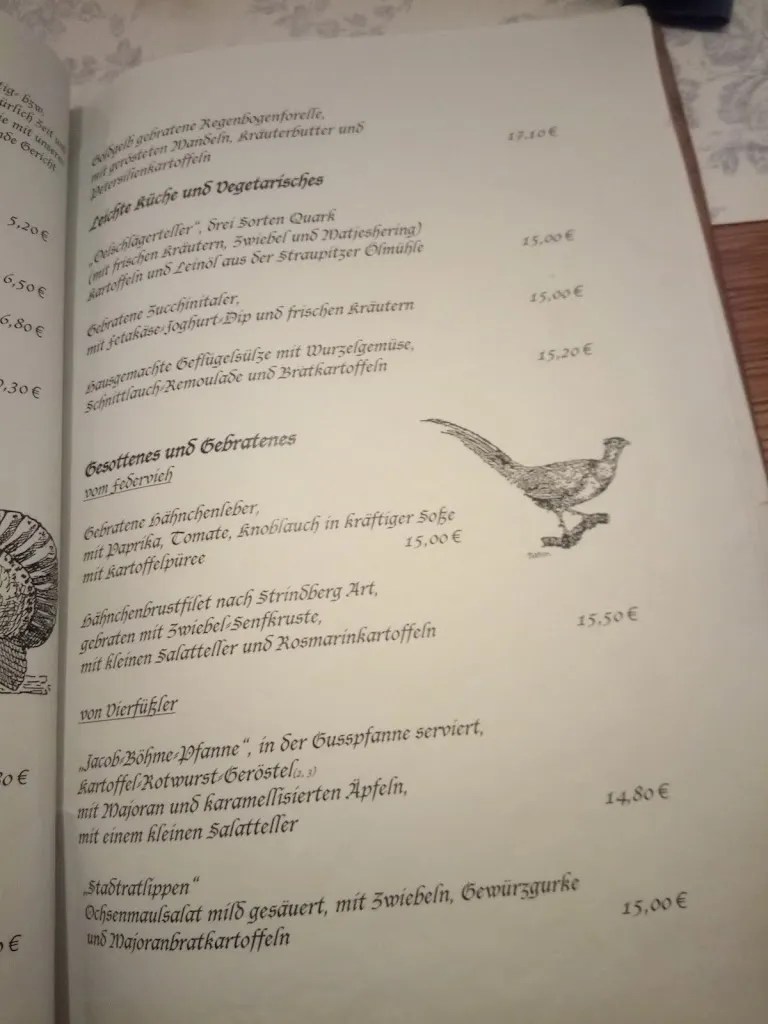 Menu_Restaurant Dreibeiniger Hund_Görlitz_immagine_4