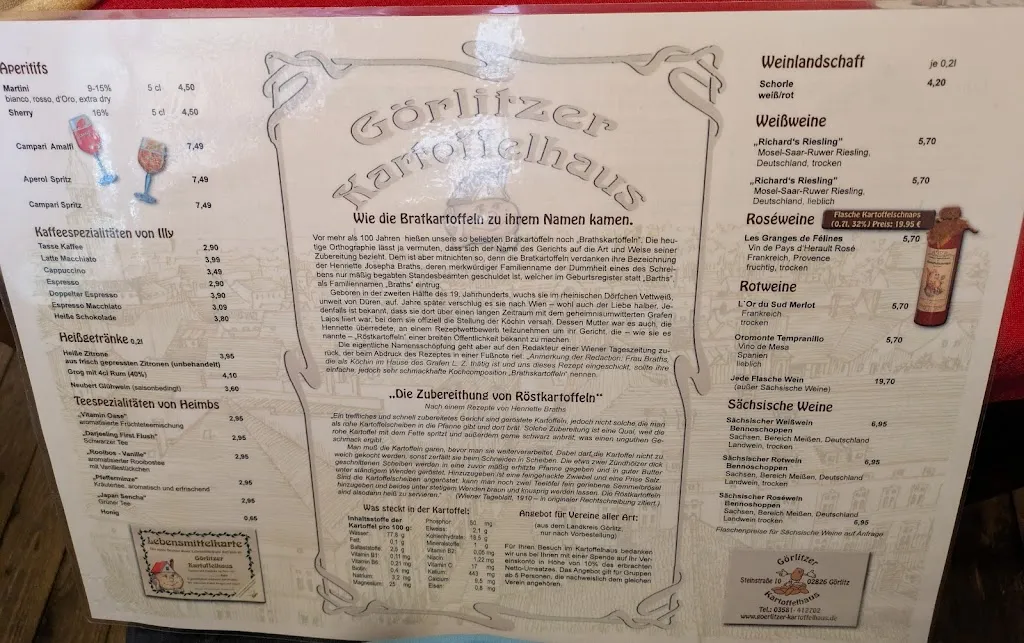 Menu_Görlitzer Kartoffelhaus_Görlitz_immagine_4