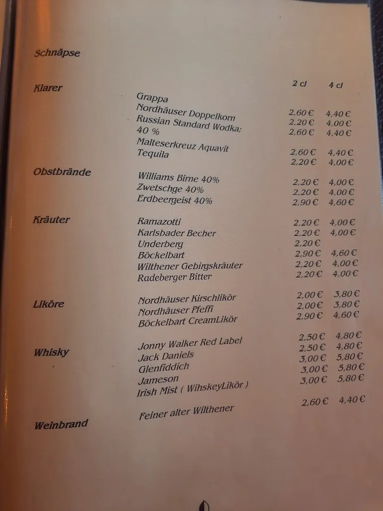 Menu_Old Town Guard_Görlitz_image_3