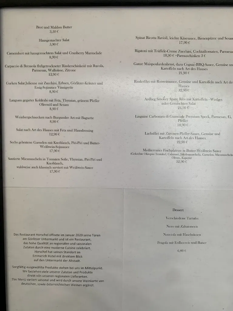 Menu_Horschel Restaurant_Görlitz_image_1