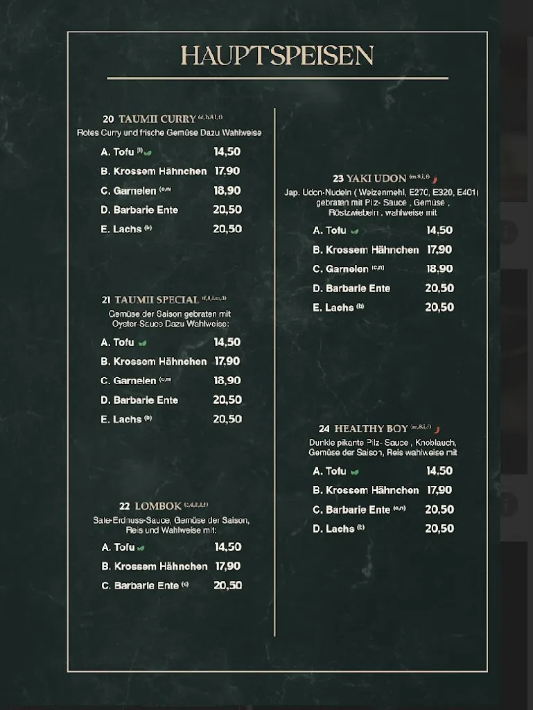 Menu_Taumii Restaurant Sushi & Asia Fusion_Görlitz_immagine_2